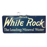 Vntg cardstock 10x4 White Rock Mineral Water sign