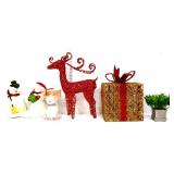 Mixed estate lot, inc reindeer decor