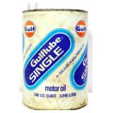 Plastic Gulflube Single Motor Oil can