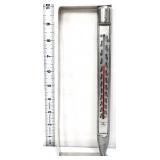 Vntg metal thermometer