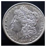 1891 Carson City Morgan silver dollar