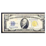 1934A North Africa $10 silver certificate