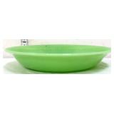 Vintage Fire King jadeite Jane Ray flat soup bowl