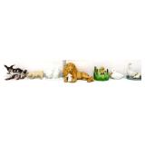 7 piece animal figural estate lot