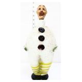 Art glass figural clown decanter