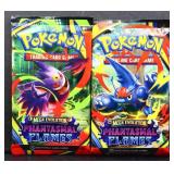 2 sealed Pokemon Phantasmal Flames booster packs
