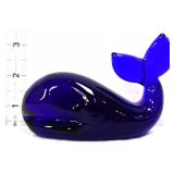 Pilgram cobalt whale figure