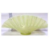 Northwood vaseline topaz banana bowl