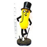 Vntg plastic 9in Mr Peanut figural bank