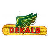 Vntg masonite 31.5x16.25 Dekalb corn sign