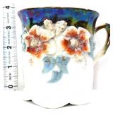 Vintage floral shaving mug