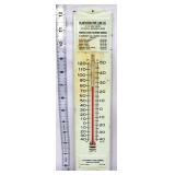 Vntg metal 2.75x12.5 Plantation Pipe Line therm