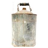 Vintage zinc can with spout