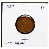 1937 Lincoln penny