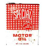 Vntg 2gal Special Motor Oil can