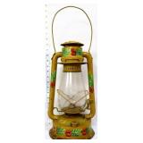 Vintage painted barn lantern