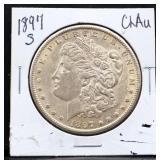 1897S Morgan silver dollar