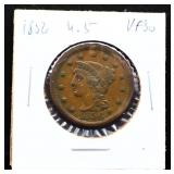 1856 large cent