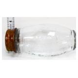 Small clear glass ant trap