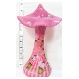Fenton rosalene New Century hummingbird JIP vase