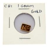 1 gram gold piece