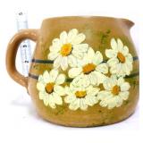 Vintage blue band stoneware pitcher see photos
