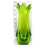 MCM Viking 8in avocado green epic drape vase