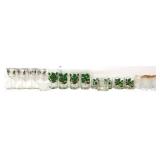 Estate lot of glassware, inc Christmas glasses