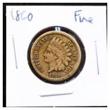 1860 indian head penny