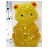 Fenton honey yellow sitting bear figure
