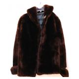 Vintage dark brown ladies fur coat
