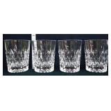 Lot of 4 Gorham double old fashioned glasses
