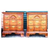 Pair 3 drawer nightstands see photos