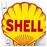 Porcelain 6x6 Shell sign