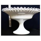 Fenton silver crest open compote