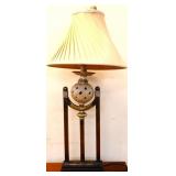 Metal base table lamp