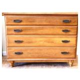 MCM cherry 4 drawer dresser