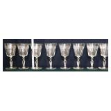 8 Libby Rock Sharp Jefferson Stem goblets