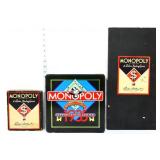 Lot of 3 Monopoly game boxes w/ contents
