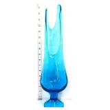 MCM 17in blue dragon tooth smoothie swung vase