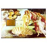 1/1000 gold piece on Botticelli card