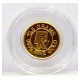 2.5 gram Clean Ripz gold coin