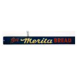 Vntg metal Merita Bread door push