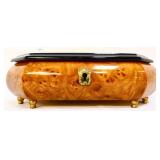 Sorrento Italian wood inlay musical jewelry box
