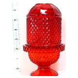 Viking red diamond point fairy lamp
