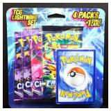 Sealed Pokemon Lightning Set booster blister pack