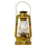 Vintage painted barn lantern