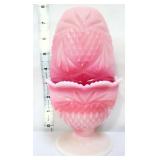 Fenton 8in rosalene pineapple & hearts fairy lamp