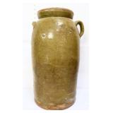 Vntg Alabama Pottery churn w/ handle