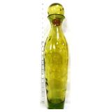 Vntg avocado green decanter with bubble stopper